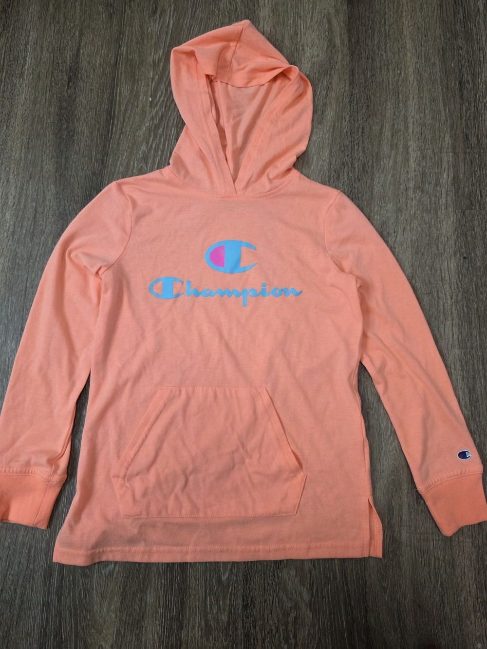 Champion Women's Coral Hoodie Cover-Up - Coral Size M